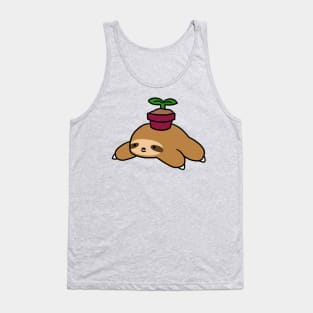 Potted Plant Sloth Tank Top